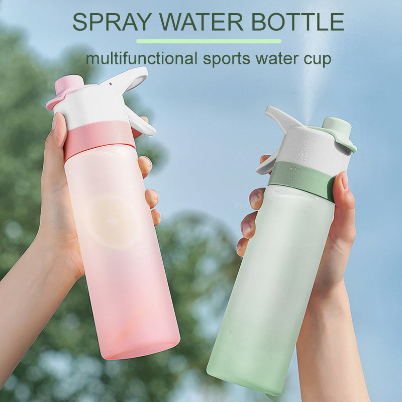 Water Bottle with spray function (multicolors)