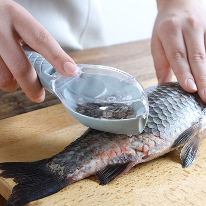 Scarping Brush for Fish Skin