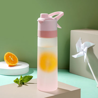 Water Bottle with spray function (multicolors)