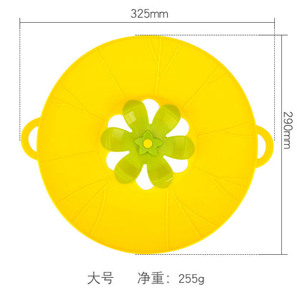 Kitchen Gadget Silicone Spill-Proof Pot Utensil Cover Kitchen Tools Flower Type Baking Tools