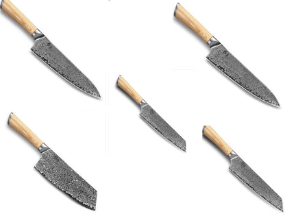 Damascus Kitchen Knife (one/ set)